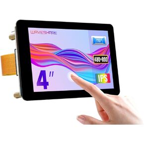 waveshare 4inch Capacitive Touch Display Compatible with Raspberry Pi5/4B/3B+/3A+/CM3+/4 480×80 Resolution DSI Interface IPS Optical Bonding Screen