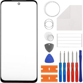Duotipa [New] Front Glass Panel Replacement for Motorola Moto G Stylus 5G 2022 Front Glass Screen Replacement with Repair Tools Kit.(No LCD Screen,Not Fit for Moto G Stylus 5G 2021).