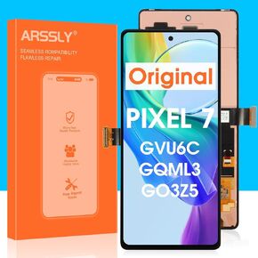 Original for Google Pixel 7 Screen Replacement Pixel 7 LCD Display Digitizer GVU6C GQML3 Touch Screen Assembly with Tools(Black)