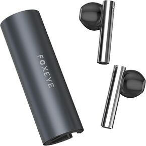 Bluetooth Earbuds, Bluetooth 5.4 Headphone, Touch Control Ear Bud with Charging Case, Noise Cancelling in-Ear Earphones with Microphone for Workout Sleeping (Grey)