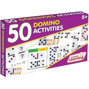 Junior Learning JL339 50 Dominoes Activites, Multi