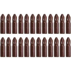 لقمة مفك براغي مغناطيسية PZ2 Pozidriv مقاس 1/4 بوصة سداسية الشكل بطول 1 بوصة - 24 قطعة in Kuwait