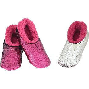 Snoozies Womens Sequin Floral