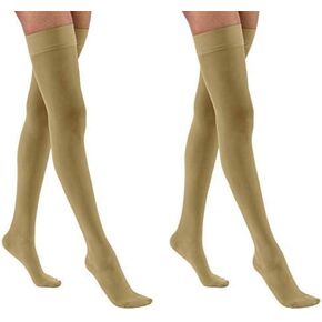 JOBST UltraSheer، CT الفخذ، متوسط، برونزي شمسي