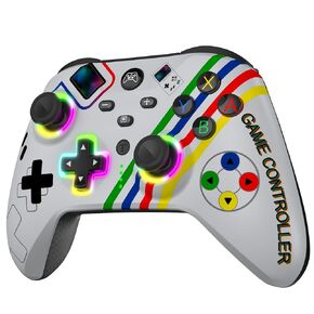 وحدة تحكم لاسلكية HEIYING Switch، وحدة تحكم Switch Pro لجهاز Nintendo Switch/Switch Lite/Switch OLED/PC/Android/IOS مع أضواء RGB LED، قابلة للبرمجة، والاهتزاز، وجيروسكوب 6 محاور، وظيفة توربو
