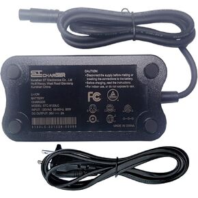 UL Listed 3-Prong Connector 36V AC/DC Adapter Compatible with: Macwheel LNE-16 LNE16 36V 7.5Ah Li-ion Battery Electric Folding Bike Model: 10237406 Switching Mode Power Supply Cord Cable Charger PSU