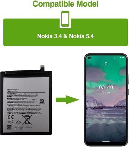 بطارية بديلة متوافقة مع HQ430 Nokia 3.4 وNokia 5.4 مع مجموعة الأدوات in Saudi Arabia