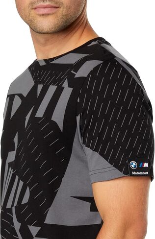 PUMA Men's Standard BMW MMS All Over Print Tee, Iron Gate-AOP, Small in Saudi Arabia