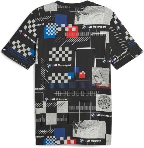 PUMA Men's Standard BMW MMS All Over Print Tee, Iron Gate-AOP, Small in Saudi Arabia