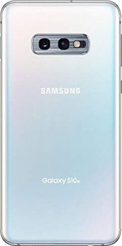 هاتف Samsung Galaxy S10E G970U بسعة 128 جيجابايت GSM مفتوح يعمل بنظام Android (إصدار الولايات المتحدة الأمريكية) - أبيض بريزم in Kuwait