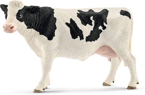 Schleich Farm World Simmental Cow Toy Figurine - Educational and Durable Farm Animal Toy Figure, Fun and Imaginative Play for Boys and Girls, Gift for Kids Ages 3+ in Saudi Arabia