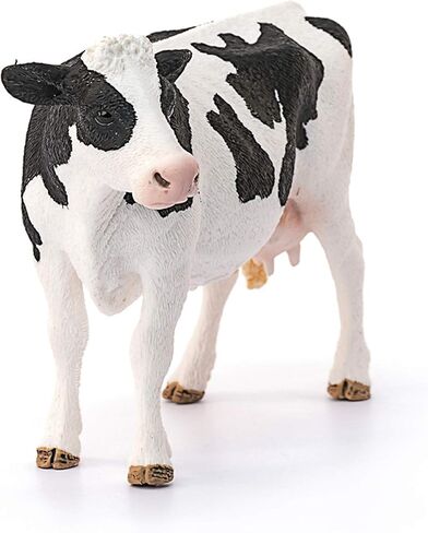 Schleich Farm World Simmental Cow Toy Figurine - Educational and Durable Farm Animal Toy Figure, Fun and Imaginative Play for Boys and Girls, Gift for Kids Ages 3+ in Saudi Arabia