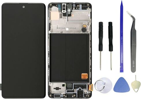 شاشة LCD تعمل باللمس بديلة مع إطار لهاتف Samsung Galaxy A51 4G 2019 SM-A515 A515F A515U 6.5 بوصة مع إطار مع مجموعة أدوات in Kuwait