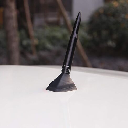 Ramble- Car Short Antenna Mast Pickup Trucks Bullet Style Antennas Kit for Ford F150 F-Series (Black) in Saudi Arabia