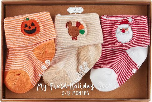 Mud Pie Baby My First Holiday Socks, 0-12M in Saudi Arabia