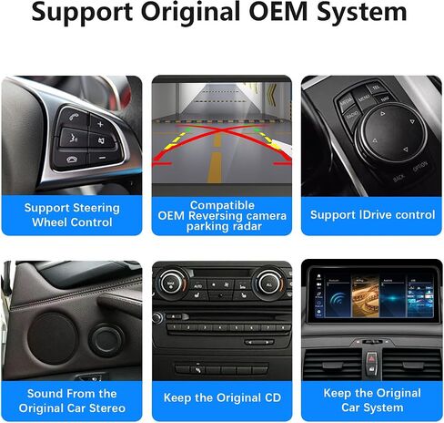 10.25 بوصة Carplay أندرويد راديو تلقائي لسيارات BMW X3 E83 cic 2005-2010 راديو السيارة ستيريو شاشة تعمل باللمس استقبال الوسائط المتعددة نظام لينكس Dsp بلوتوث in Kuwait