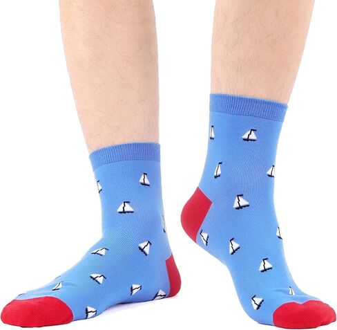 WeciBor 42 Pairs Colorful Funny Quarter Socks for Men Women Random Bulk Pack in Saudi Arabia