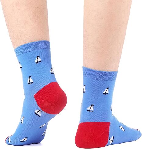 WeciBor 42 Pairs Colorful Funny Quarter Socks for Men Women Random Bulk Pack in Saudi Arabia