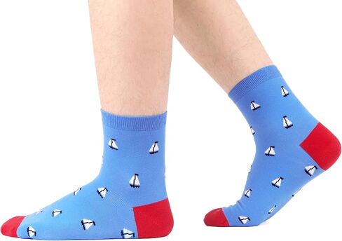 WeciBor 42 Pairs Colorful Funny Quarter Socks for Men Women Random Bulk Pack in Saudi Arabia