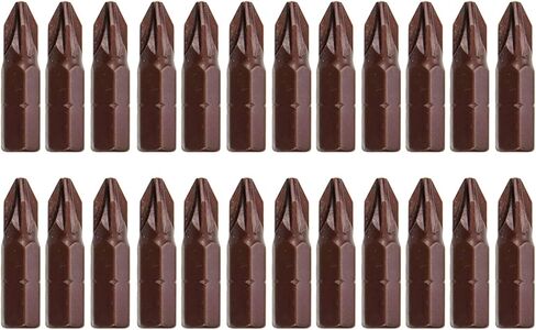 لقمة مفك براغي مغناطيسية PZ2 Pozidriv مقاس 1/4 بوصة سداسية الشكل بطول 1 بوصة - 24 قطعة in Kuwait