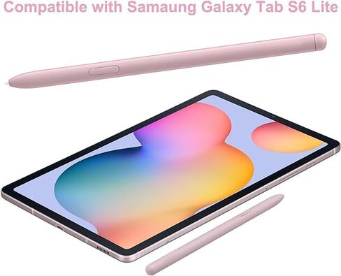 قطعتان من قلم Tab S6 Lite S بديل لجهاز Samsung Galaxy Tab S6 Lite Stylus Pen متوافق مع قلم Galaxy Tab S6 lite S بدون بلوتوث (أزرق أنجورا) in Saudi Arabia