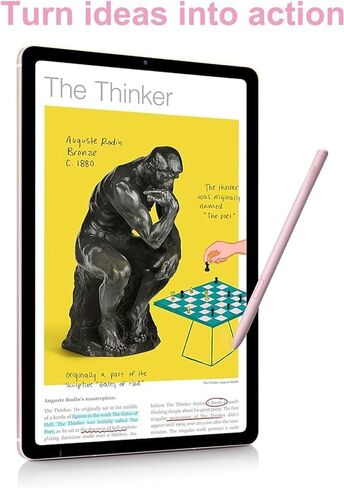 قطعتان من قلم Tab S6 Lite S بديل لجهاز Samsung Galaxy Tab S6 Lite Stylus Pen متوافق مع قلم Galaxy Tab S6 lite S بدون بلوتوث (أزرق أنجورا) in Saudi Arabia