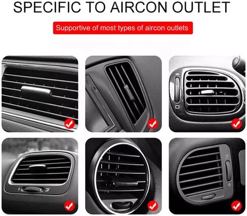 Wireless Charger USB Car Phone Holder Wireless Charger 10W Fast Charging Auto-Clamping Air Vent Phone Holder (Gray) in Saudi Arabia