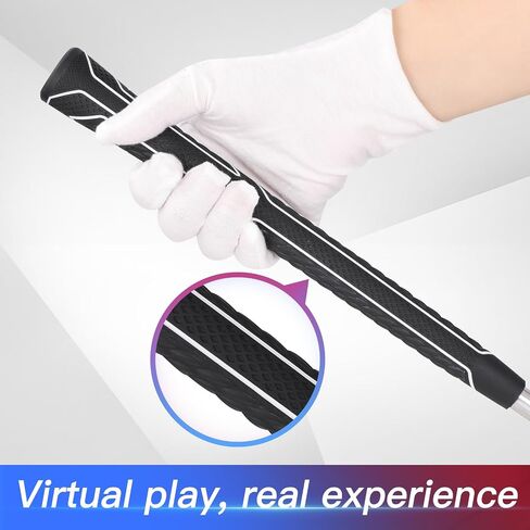 VR Golf Club Attachment for Meta Quest 2 Golf+ Accessories Realistic Swing Stick with Secure Controller Lock, Enhanced Compatibility (Left Conteroller, Quest 2) in Saudi Arabia