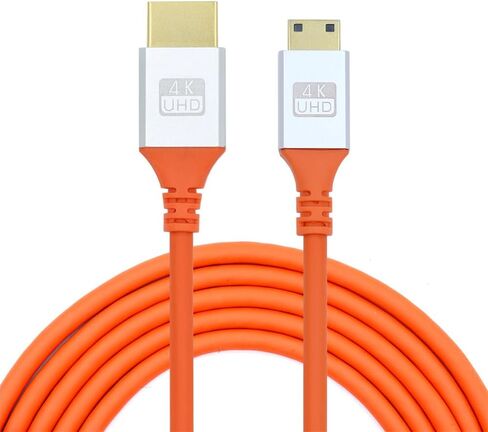 Cablecc كابل HDMI عالي النعومة 4K إلى HDMI قياسي Flex HDTV سلك فائق المرونة عالي السرعة من النوع A ذكر إلى ذكر للكمبيوتر HDTV 200 سم in Saudi Arabia