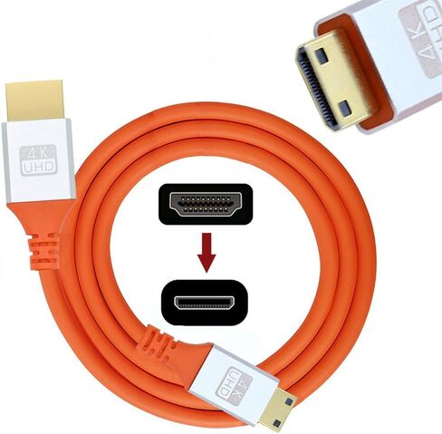 Cablecc كابل HDMI عالي النعومة 4K إلى HDMI قياسي Flex HDTV سلك فائق المرونة عالي السرعة من النوع A ذكر إلى ذكر للكمبيوتر HDTV 200 سم in Saudi Arabia