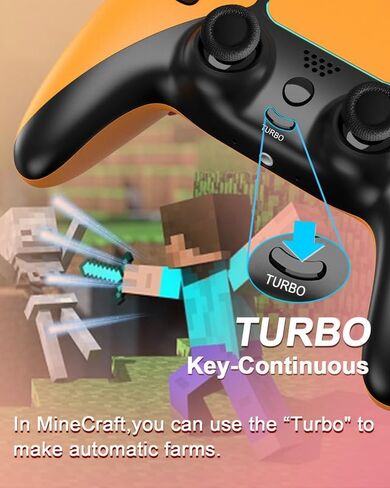 OUBANG Wired Gaming Controller, PC Controller with Hall Effect Triggers, Game Controller for PC/Switch/PS4/Steam/Laptop/Phone, Upgraded Joystick with Double Shock Enhanced 6.5 ft USB Cable in Saudi Arabia