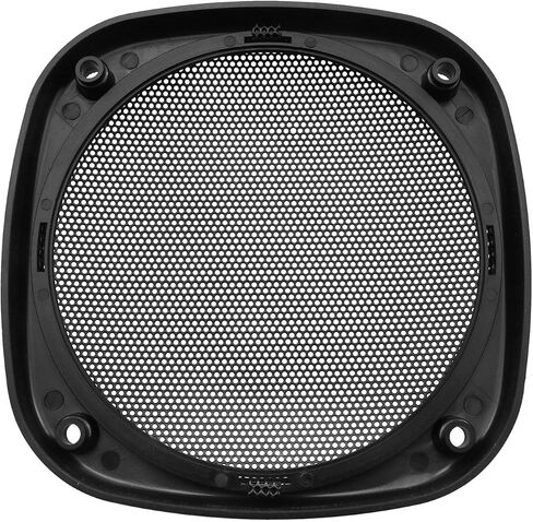 DGZZI Speaker Mesh Cover 5 inches Square Subwoofer Protective Fine Mesh Grid ABS Plastic with 4 Screw Diagonal Distance 138mm for DIY Home Car Speaker Decoration Ring Black in Saudi Arabia