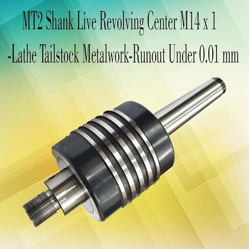 محامل مزدوجة دقيقة MT2 مركز دوار مباشر M14 x 1-Lathe Tailstock Metalwork - Runout Under 0.01 mm in Saudi Arabia