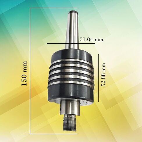 محامل مزدوجة دقيقة MT2 مركز دوار مباشر M14 x 1-Lathe Tailstock Metalwork - Runout Under 0.01 mm in Saudi Arabia