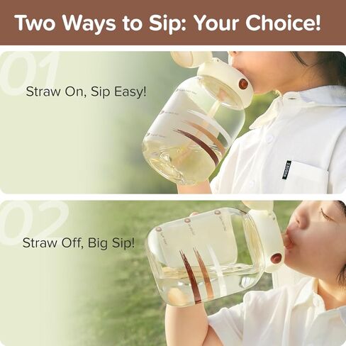 Kids Spill Proof School Straw Cups with Handle Toddler No Spill Sports Water Bottle Children Leak Proof Travel Drinking Cup Dishwasher Safe BPA Free 2+ Year Old Boy Girl Child 14oz/400mL 1 PCS in Saudi Arabia