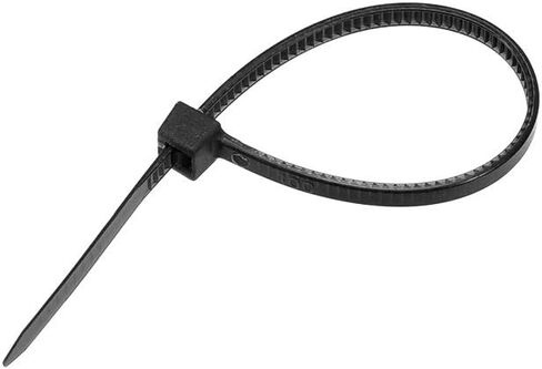 uxcell Cable Zip Ties 100mmx2.5mm Self-Locking Nylon Tie Wraps Black 1000pcs in Saudi Arabia