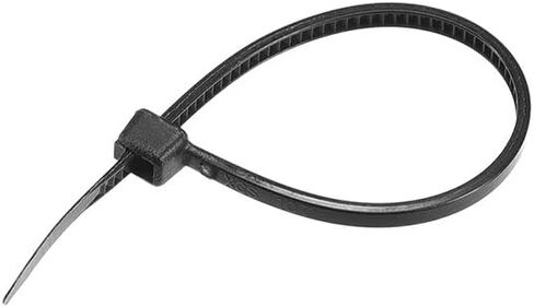 uxcell Cable Zip Ties 100mmx2.5mm Self-Locking Nylon Tie Wraps Black 1000pcs in Saudi Arabia