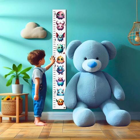 Wooden Height Growth Chart for Kids - Baby Wall Decor for Tracking Boys and Girls' Growth, Perfect Toddler Height Wall Chart for Nursery Room, Ruler for Playroom,Decor (Space Theme) in Saudi Arabia