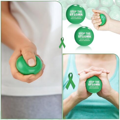 ShinyRelief 40 جهاز كمبيوتر شخصى الصحة العقلية الوعي الإجهاد كرات 2 بوصة تحفيزية رغوة الإجهاد الإغاثة كرات ملهمة الصحة العقلية الهدايا تشجيع الإصبع ممارسة الإجهاد الإغاثة اللعب لتخفيف القلق in Kuwait