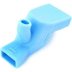 1Pc Blue Food Grade Silicone Faucet Extender Water Tap Extension High Elastic Sink Washing Device Kitchen Bathroom Mouthwash Cup Guide Sink Water Tap Extension Easy Installation,Bathroom Safety