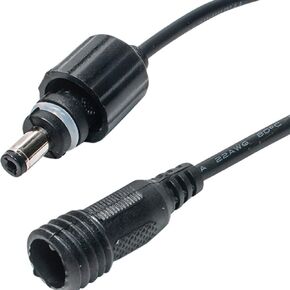 5 Pairs JacobsParts Waterproof DC Power Pigtail Connectors Male Female Pair for LED Strip Light, CCTV Security Camera, DVR, and Other Low Voltage Applications
