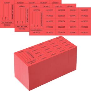 1000 ورقة، 10 تذاكر يانصيب للمزايدة، أوراق تذاكر المزاد الصيني، تذكرة جمع التبرعات للمزاد مرقمة بالاسم ورقم الهاتف لكل ورقة، علامات السحب للمزاد الصامت (البحيرة الزرقاء)