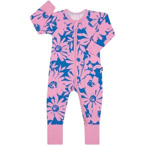 BONDS WONDERSUIT ZIPPY FLUTTER ON BY PINK ONSIE GROWSUIT (18-24 MONTHS, 2)