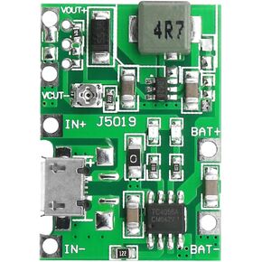 3.7V 4.2V to 9V 5V 2A Charge Discharge Integrated Step Up Module Adjustable 18650 Lithium Battery Charging Discharge Integrated Module