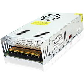 24V Power Supply AC 110V to DC 24V Converter AC to DC Converter SMPS 24V 25A 600W AC/DC Power Adapter 24v Transformer Designed for LED Car Devices and CCTV