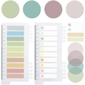 Transparent Sticky Notes,ONEDONE 700 Sheets Clear Sticky Notes Tabs for Annotating Books, Translucent Sticky Notes Book Tabs Sticky Tabs Book Markers Office & School Supplies