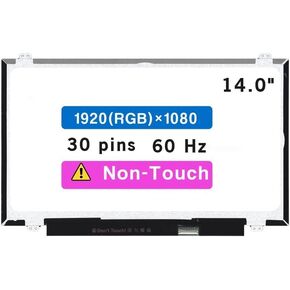 B140HAN02.4 Screen Replacement for Dell Latitude 14 5420 5424 Rugged 14.0" FHD 1920x1080 30 pin LCD Non-Touch Screen Display Panel