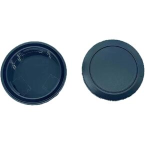 Body Cap and Lens Rear Cap Cover Set Replacement for EOS R50 R100 R10 R8 R7 R6 R6