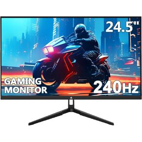24.5" Gaming Monitor 240Hz, Z-Edge UG25F FHD 1920x1080 Computer Monitor, 1ms Frameless LED, AMD Freesync Premium Display Port x1 HDMI x2, HDR, Contrast Ratio 5000:1