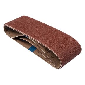 Trend Aluminium Oxide 3x18 Inch 40 Grit Abrasive Sanding Belt, AB/B75/40A, Pack of 3